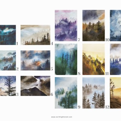 Lot de 3 Cartes Postales A6 – Au choix