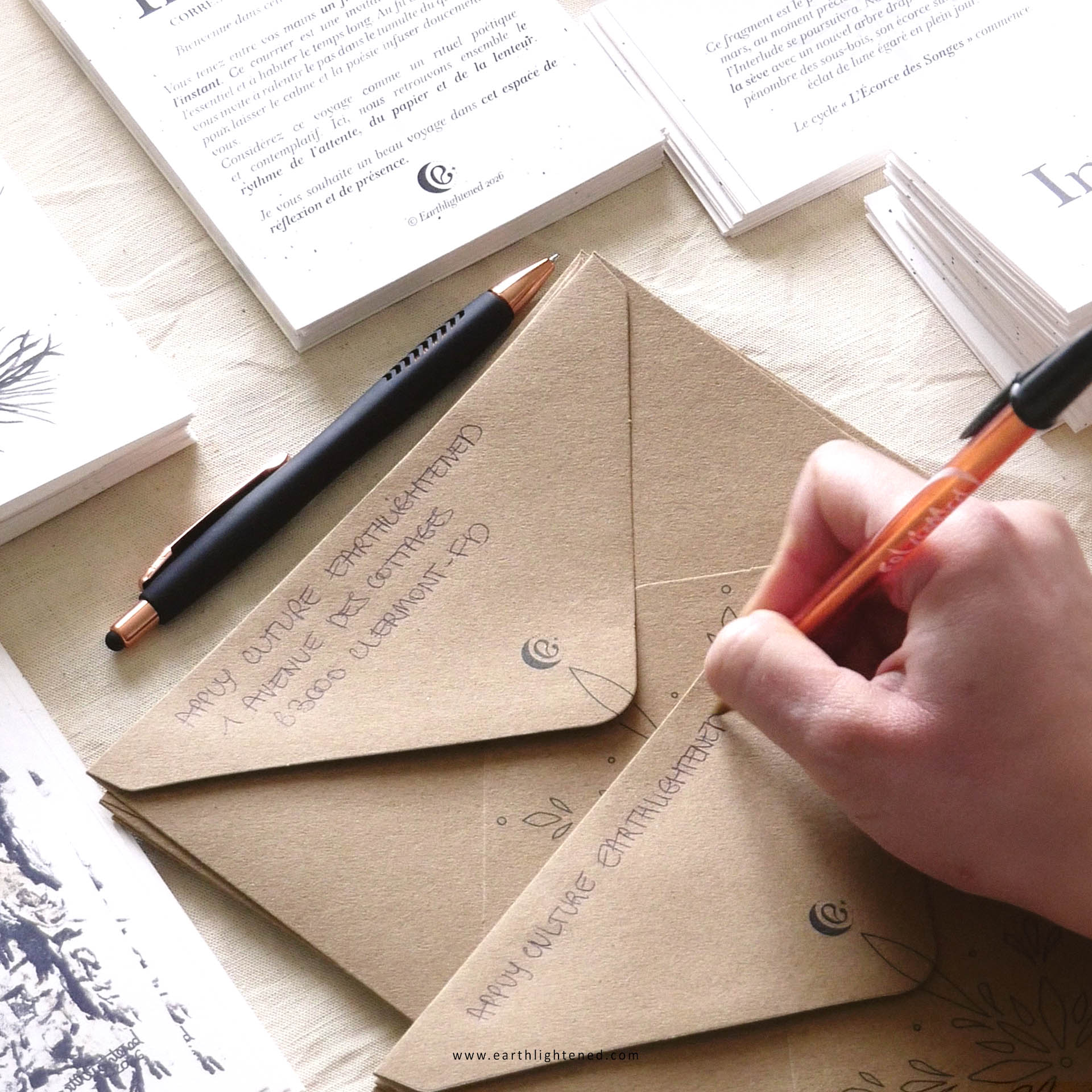 interlude correspondance artistique fait main