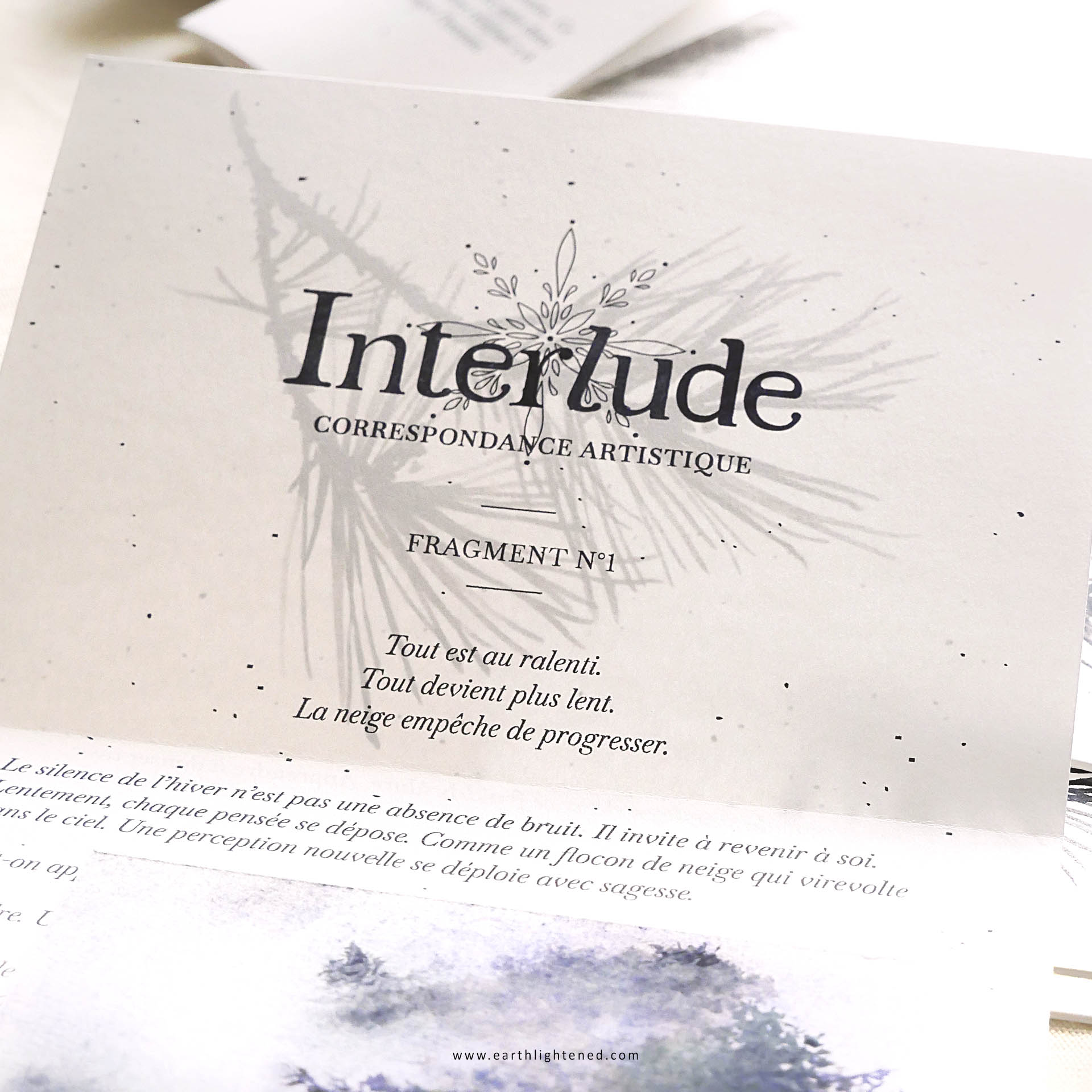 lettre poetique correspondance