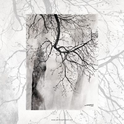 Peinture originale à l&rsquo;aquarelle – Révélations de l’invisible