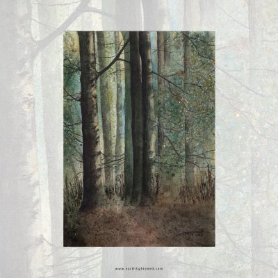 Peinture originale à l&rsquo;aquarelle – Rêve antique