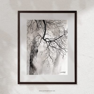 Peinture originale à l&rsquo;aquarelle – Révélations de l’invisible